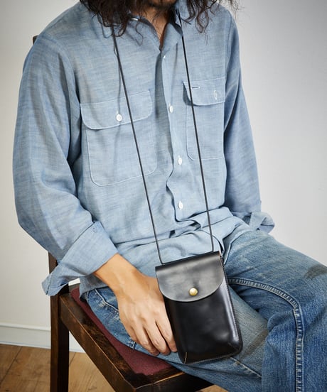 MR.OLIVE E.O.I ミスターオリーブ / HORWEEN CHROMEXCEL LEATHER / 2POCKET SACOCHE / ME686H