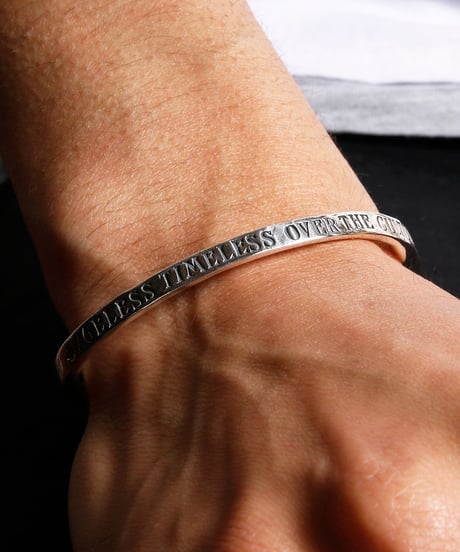 HARIM ハリム / concept bangle SILVER (FRONT STAMPS) / HRA022SV