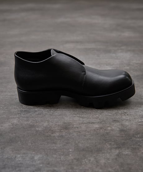 PADRONE パドローネ / INSTEP GORE SHORT BOOTS with Chunky Sole インステップゴアレザーショートブーツ / PU7358-1233