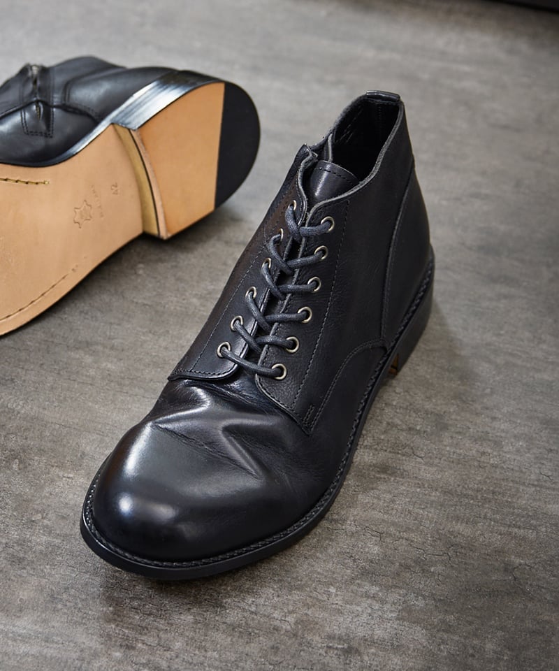 PADRONE パドローネ / CHUKKA BOOTS with SIDE ZIP [BAG