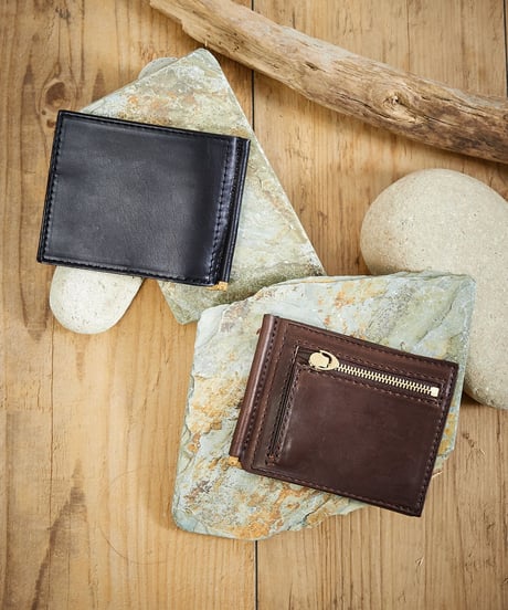 MR.OLIVE E.O.I ミスターオリーブ / HORWEEN CHROMEXCEL LEATHER / MONEY CLIP WALLET / ME113H