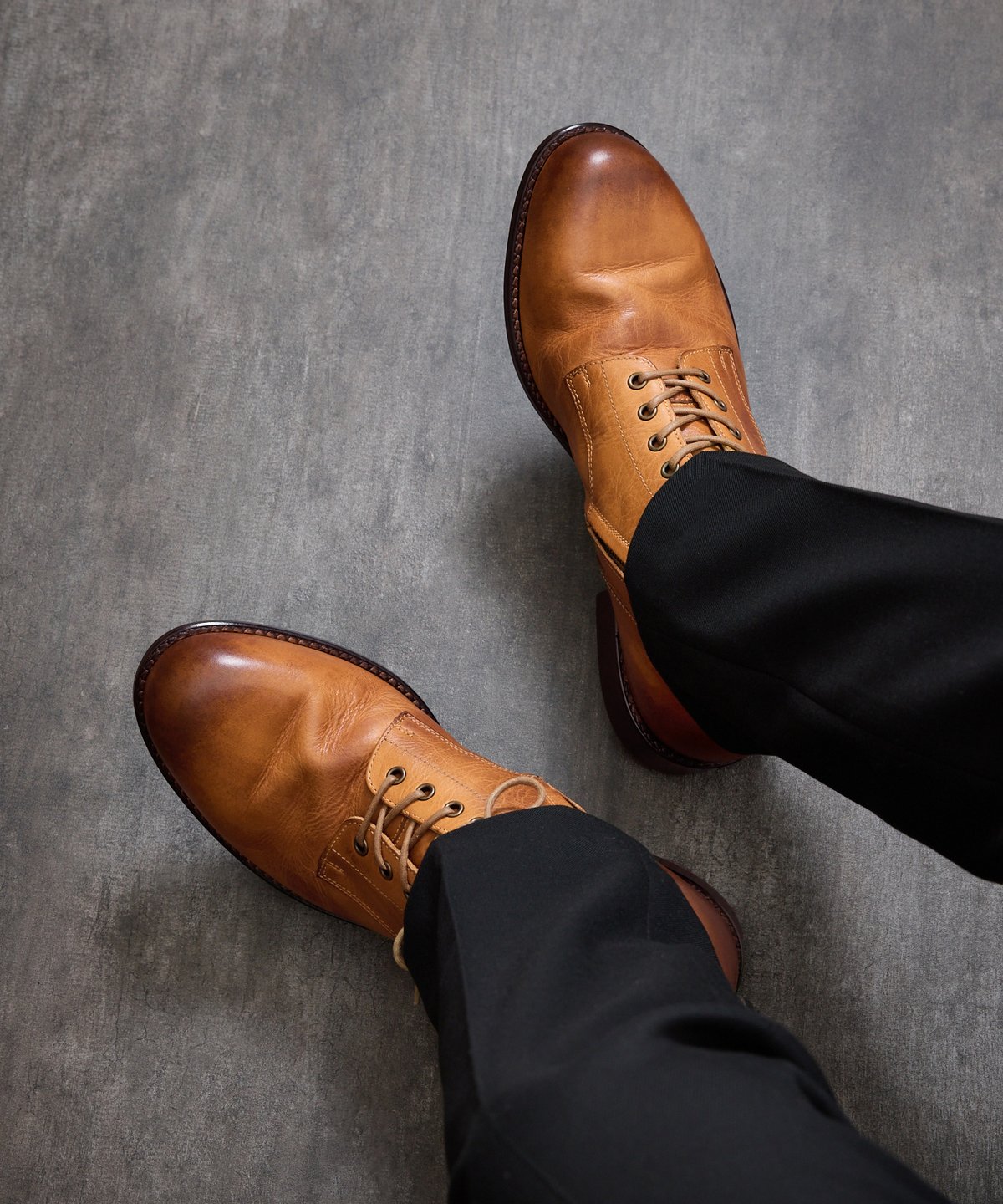 PADRONE パドローネ / CHUKKA BOOTS with SIDE ZIP [BAG