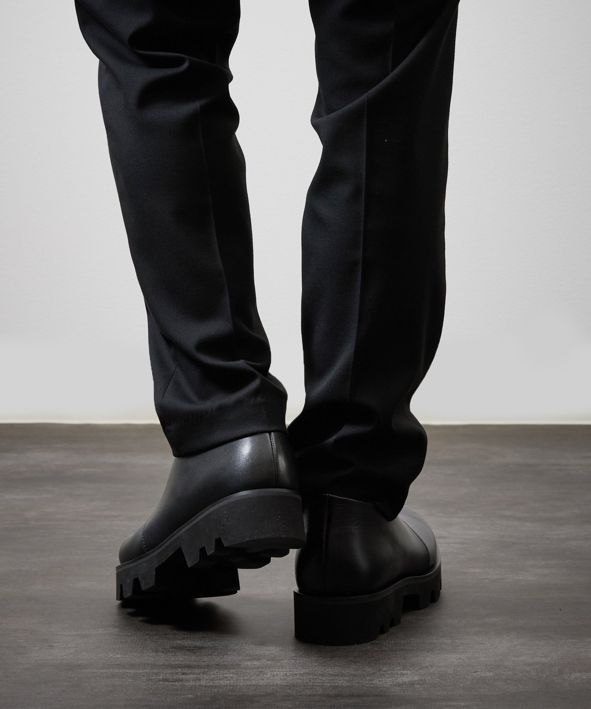 PADRONE パドローネ / INSTEP GORE SHORT BOOTS with Ch