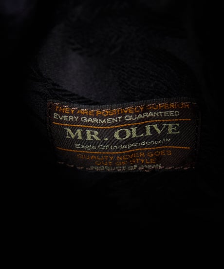 MR.OLIVE E.O.I ミスターオリーブ / WATER PROOF LIGHT LEATHER / DRAWSTRING BAG / ME698