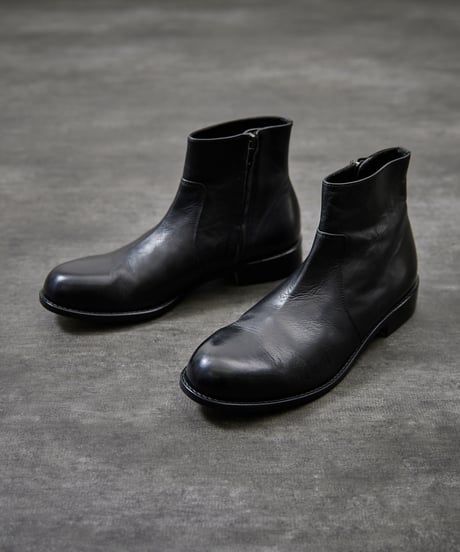 PADRONE パドローネ / SIDE ZIP BOOTS [RAUL] サイドジップレザーブーツ ヒールブーツ / PU7358-1118