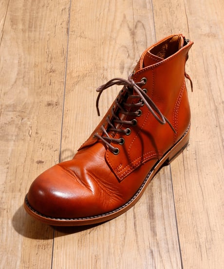 PADRONE パドローネ / LACE UP BOOTS with BACK ZIP [ANTONIO] バックジップレースアップレザーブーツ / PU8054-1102
