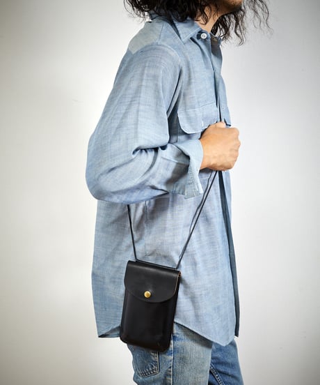 MR.OLIVE E.O.I ミスターオリーブ / HORWEEN CHROMEXCEL LEATHER / 2POCKET SACOCHE / ME686H