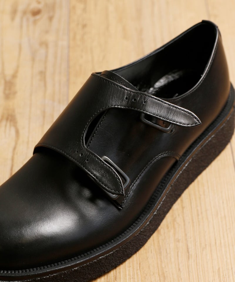 パドローネ padrone 42 ダブルモンク レザー シューズ ダイナイト PADRONE パドローネ / DOUBLE MONK STRAP SHOES [KEI] 別