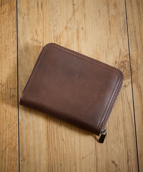 MR.OLIVE E.O.I ミスターオリーブ / HORWEEN CHROMEXCEL LEATHER / COMPACT ZIP WALLET / ME123H