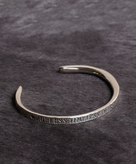 HARIM ハリム / concept bangle SILVER (FRONT STAMPS) / HRA022SV