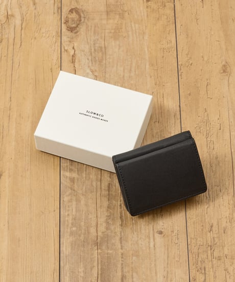 SLOW スロウ / Ex.bono-clasp mini wallet 別注栃木レザーコンパクトウォレット ミニウォレット 日本製牛革財布 / SO739IA