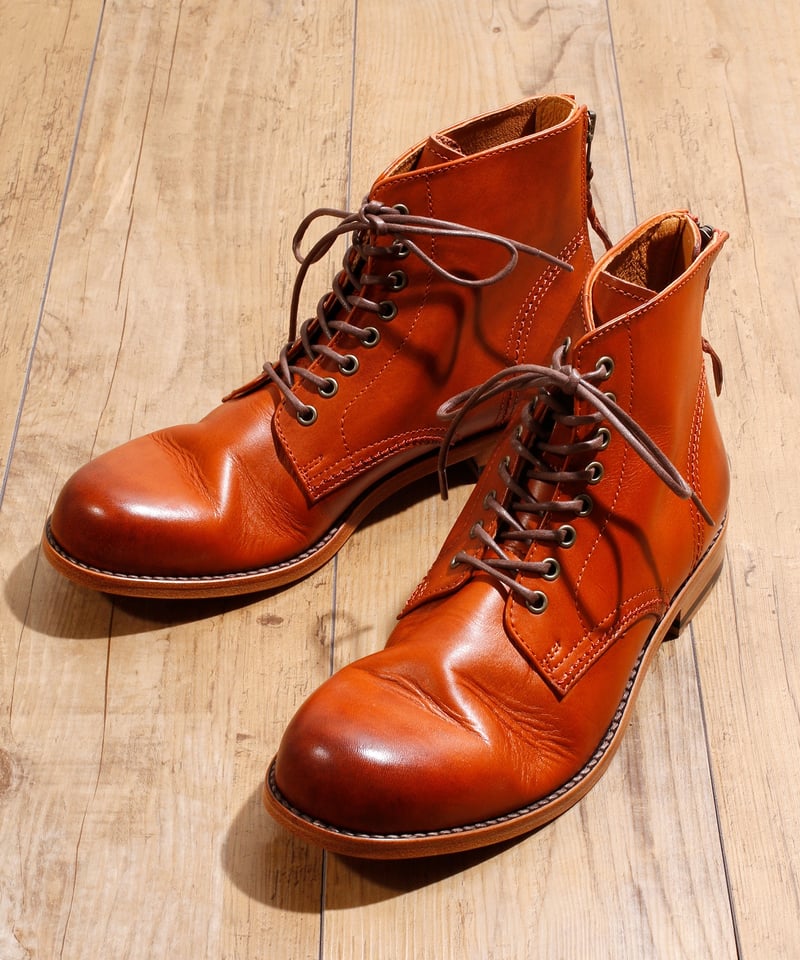 PADRONE パドローネ / LACE UP BOOTS with BACK ZIP [AN