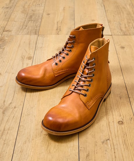 PADRONE パドローネ / LACE UP BOOTS with BACK ZIP [ANTONIO] バックジップレースアップレザーブーツ / PU8054-1102