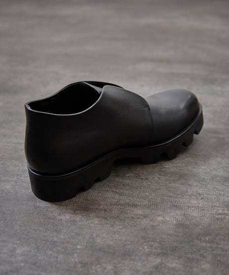 PADRONE パドローネ / INSTEP GORE SHORT BOOTS with Chunky Sole インステップゴアレザーショートブーツ / PU7358-1233