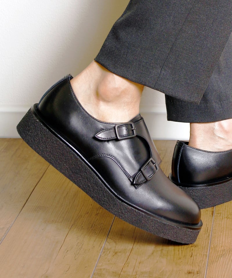 PADRONE パドローネ ダブルモンク ストラップ シューズ PADRONE パドローネ / STUDIOUS別注 DOUBLE MONK STRAP SHOES