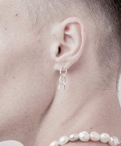 HERGO ハーゴ / AKOYA Pearl Short Chain pierce アコヤパールショート