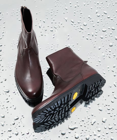 PADRONE パドローネ / BACK ZIP BOOTS 別注 撥水 防水バックジップレザーブーツ / PU7885-1118
