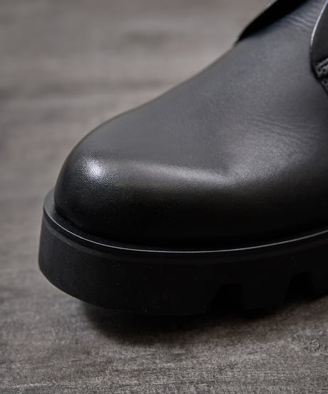 PADRONE パドローネ / INSTEP GORE SHORT BOOTS with Chunky Sole インステップゴアレザーショートブーツ / PU7358-1233