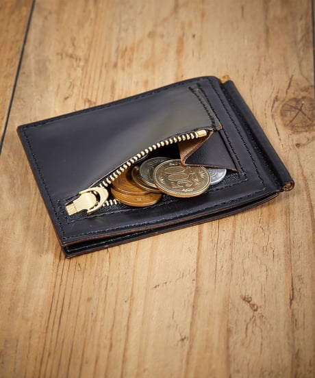 MR.OLIVE E.O.I ミスターオリーブ / HORWEEN CHROMEXCEL LEATHER / MONEY CLIP WALLET / ME113H