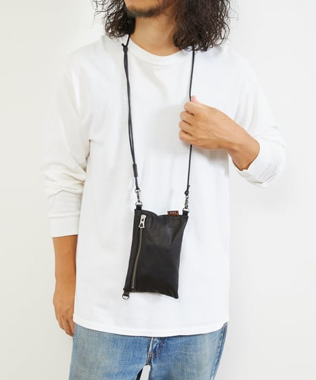 MR.OLIVE E.O.I ミスターオリーブ / WATER PROOF LIGHT LEATHER 2WAY MINI SACOCHE / ME683