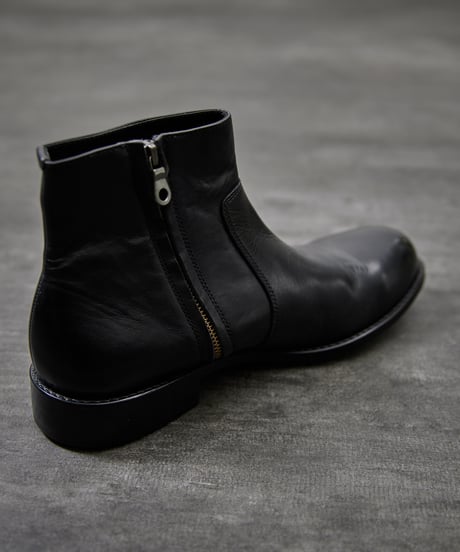 PADRONE パドローネ / SIDE ZIP BOOTS [RAUL] サイドジップレザーブーツ ヒールブーツ / PU7358-1118