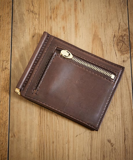 MR.OLIVE E.O.I ミスターオリーブ / HORWEEN CHROMEXCEL LEATHER / MONEY CLIP WALLET / ME113H