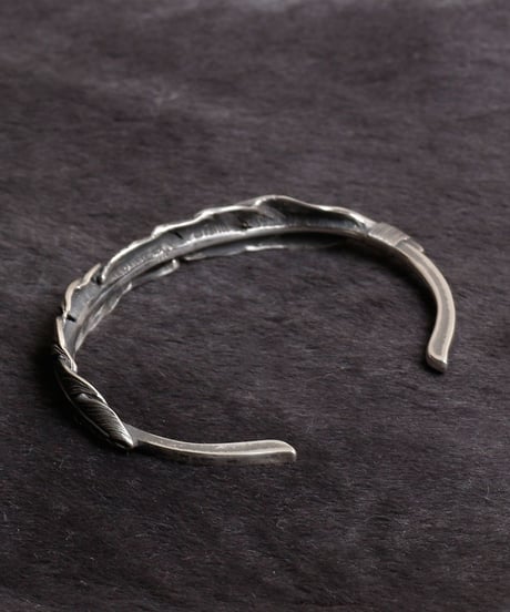HARIM ハリム / Double Feather Bangle SILVER / HRA034SV