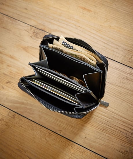 MR.OLIVE E.O.I ミスターオリーブ / HORWEEN CHROMEXCEL LEATHER / COMPACT ZIP WALLET / ME123H