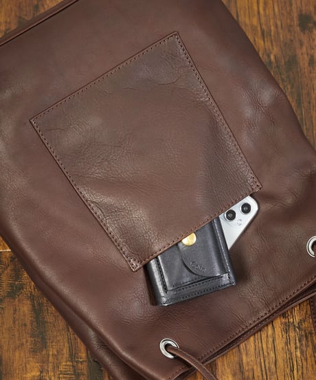 MR.OLIVE E.O.I ミスターオリーブ / WATER PROOF WASHABLE LEATHER / 2WAY CYLINDER BAG / ME645