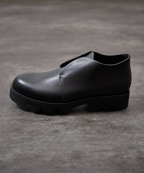 PADRONE パドローネ / INSTEP GORE SHORT BOOTS with Chunky Sole インステップゴアレザーショートブーツ / PU7358-1233