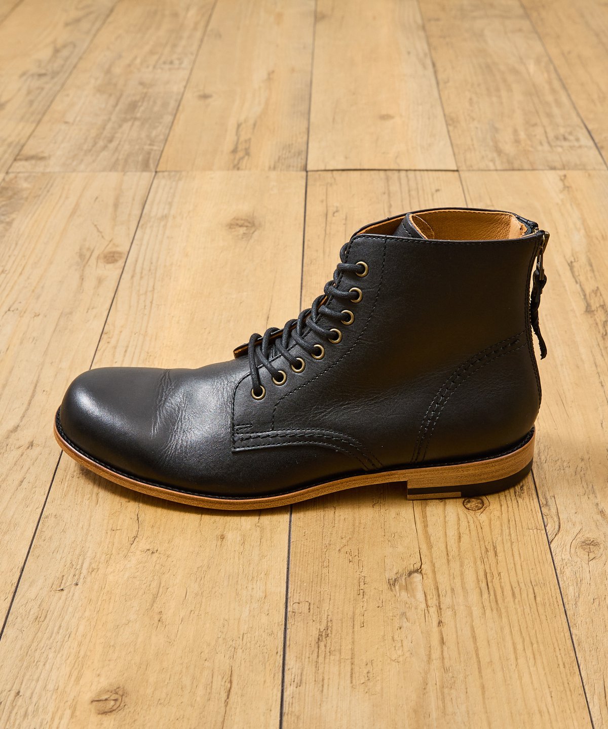 PADRONE パドローネ / LACE UP BOOTS with BACK ZIP [AN