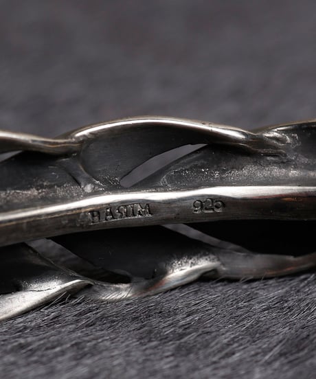 HARIM ハリム / Owl feather bangle SILVER / HRA023SV