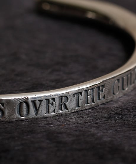 HARIM ハリム / concept bangle SILVER (FRONT STAMPS) / HRA022SV