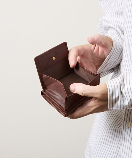 SLOW スロウ / Ex.bono-clasp mini wallet 別注栃木レザーコンパクトウォレット ミニウォレット 日本製牛革財布 / SO739IA