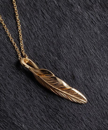 HARIM ハリム / Slender feathers Half Very shine GP ネックレス / HRP105 GP