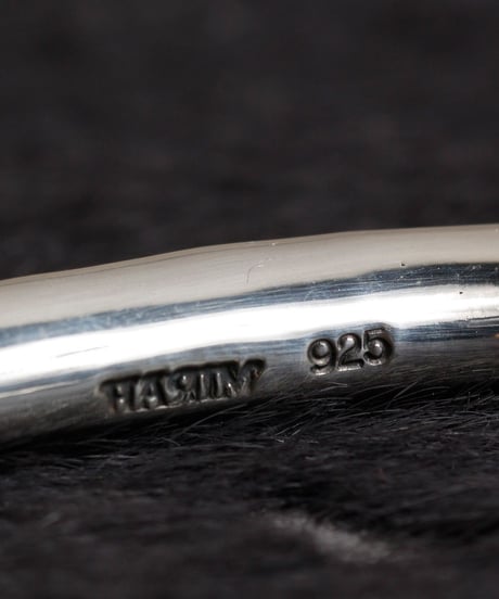 HARIM ハリム / concept bangle SILVER (FRONT STAMPS) / HRA022SV