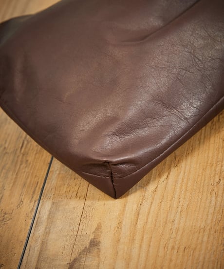 MR.OLIVE E.O.I ミスターオリーブ / WATER PROOF LIGHT LEATHER / DRAWSTRING BAG / ME698
