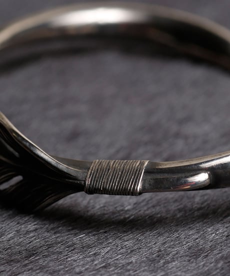HARIM ハリム / Owl feather bangle SILVER / HRA023SV