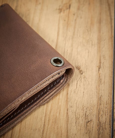 MR.OLIVE E.O.I ミスターオリーブ / HORWEEN CHROMEXCEL LEATHER / SHORT TRACKERS WALLET / ME125H