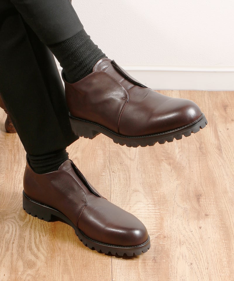 PADRONE パドローネ / INSTEP GORE SHORT BOOTS [JERRY]