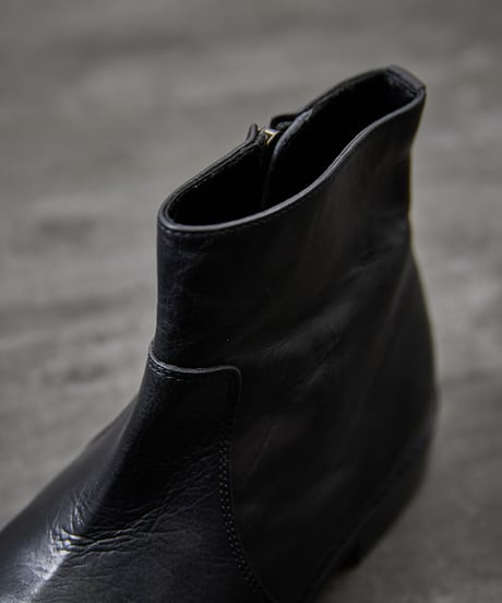 PADRONE パドローネ / SIDE ZIP BOOTS [RAUL] サイドジップレザーブーツ ヒールブーツ / PU7358-1118