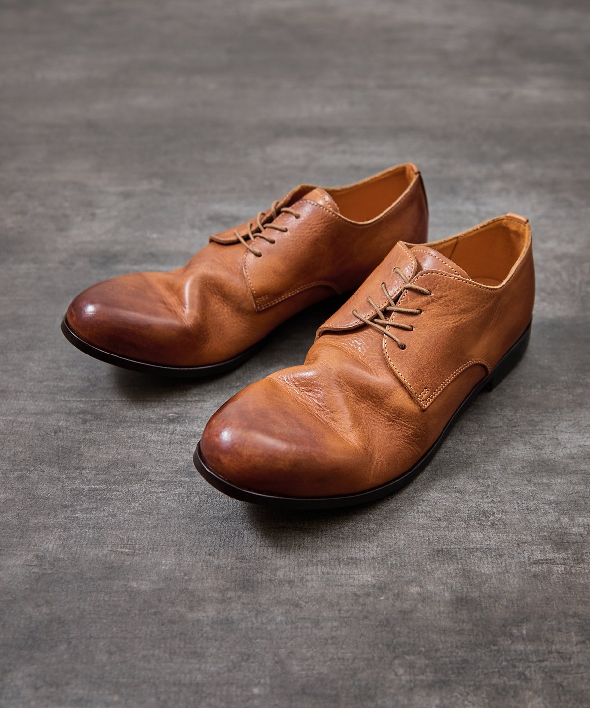 PADRONE パドローネ / DERBY PLAIN TOE SHOES [JACK] 外羽