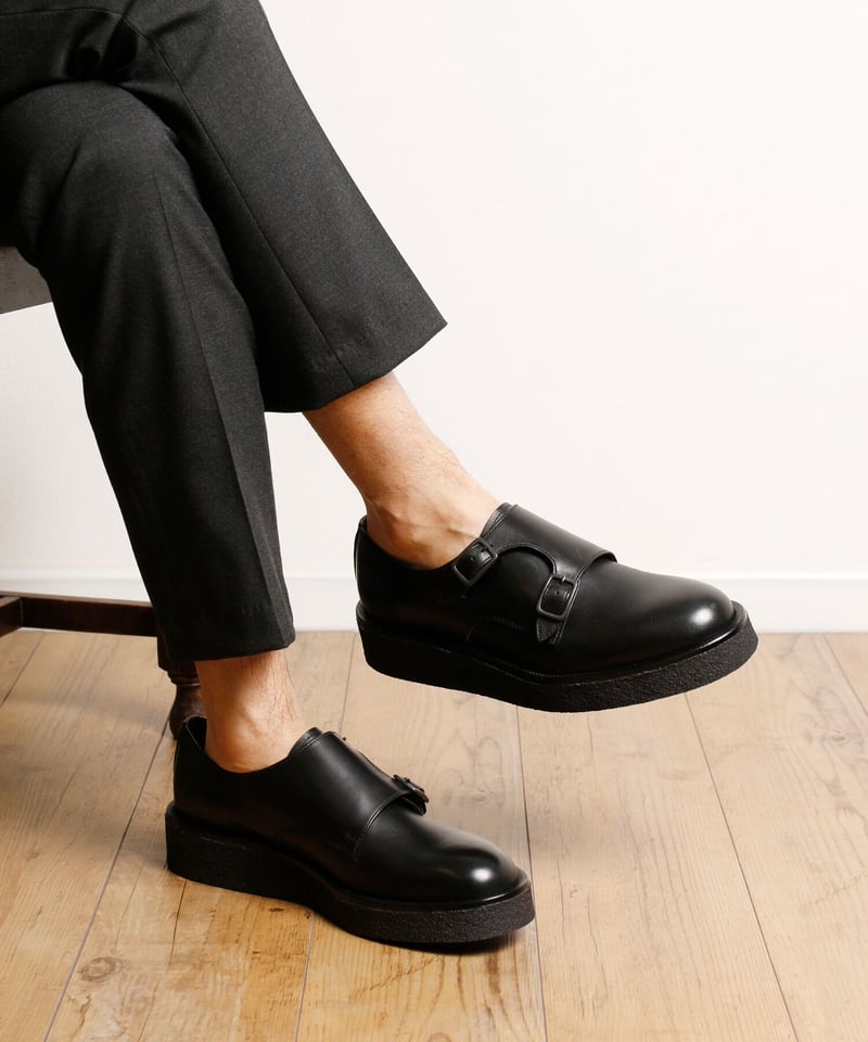 PADRONE パドローネ / DOUBLE MONK STRAP SHOES [KEI] 別...