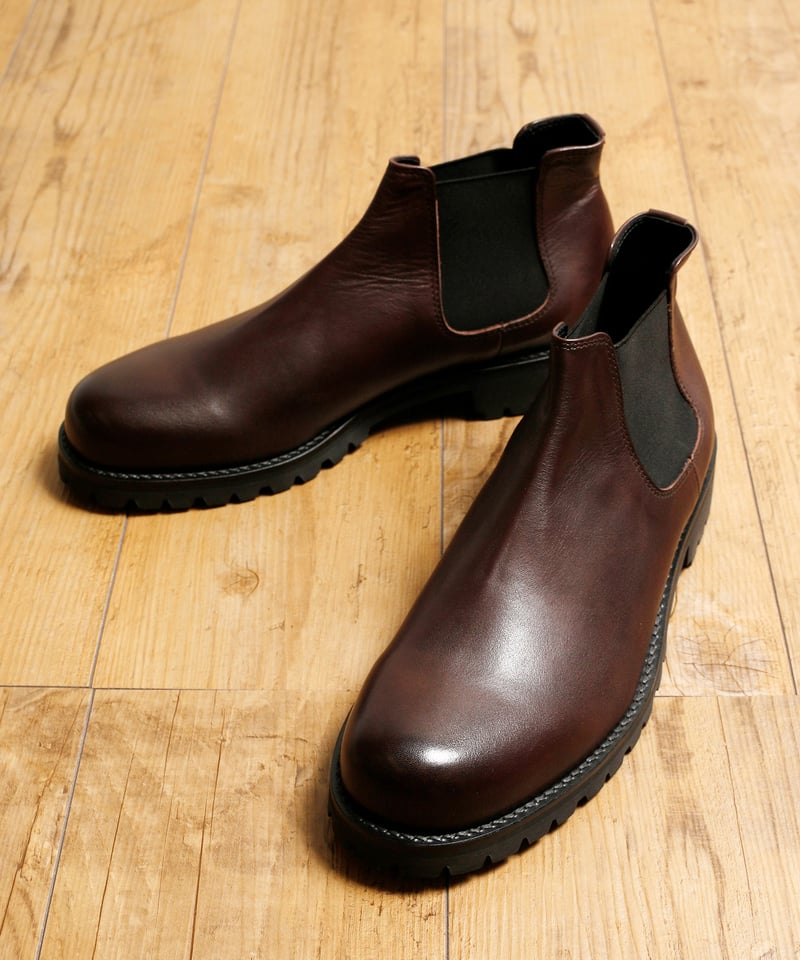 PADRONE パドローネ / WATER PROOF LEATHER SIDE GORE B
