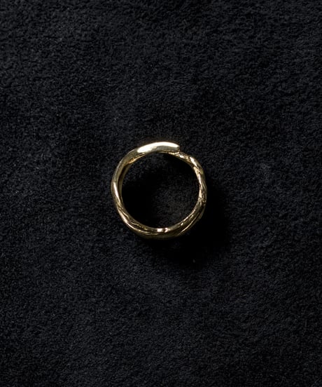 HARIM ハリム / Owl Feather ring K18coating リング / HRR015 G