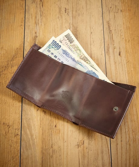 MR.OLIVE E.O.I ミスターオリーブ / HORWEEN CHROMEXCEL LEATHER / SUPER MINI WALLET / ME124H
