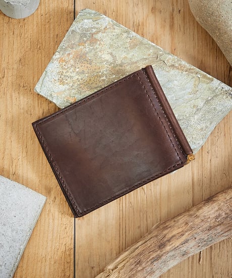 MR.OLIVE E.O.I ミスターオリーブ / HORWEEN CHROMEXCEL LEATHER / MONEY CLIP WALLET / ME113H