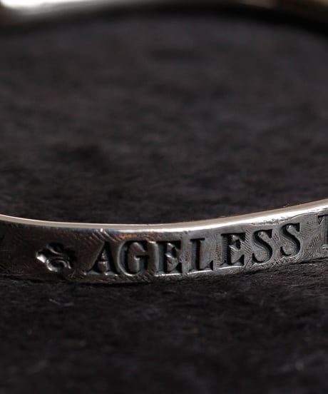 HARIM ハリム / concept bangle SILVER (FRONT STAMPS) / HRA022SV