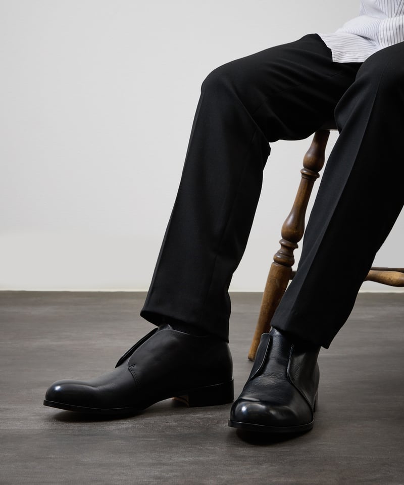 PADRONE パドローネ / INSTEP GORE SHORT BOOTS [JERRY]