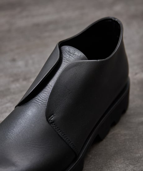 PADRONE パドローネ / INSTEP GORE SHORT BOOTS with Chunky Sole インステップゴアレザーショートブーツ / PU7358-1233